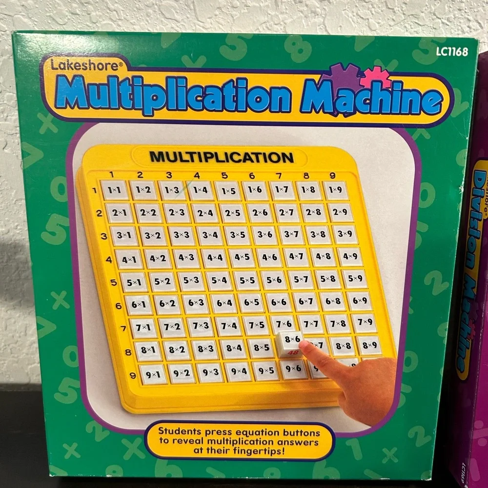Lakeshore Math Multiplication Machine Educational Homeschool New Math Center